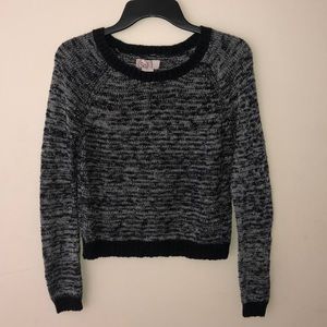 Black and white sweater